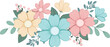 Cute Flower,  nature element vector icon