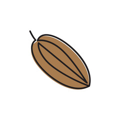 Poster - cacao logo design icon vector