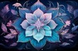 Ethereal moonflower blooms, releasing fragrant scents and glowing softly in the darkness - Generative AI