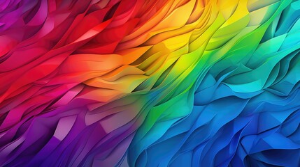 Poster - spectrum effect rainbow background illustration light chromatic, prism refraction, iridescent multicolored spectrum effect rainbow background