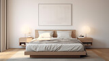 Fototapeta  - Photo Realistic Bare Essentials Bedroom lifestyle