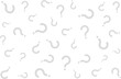 © yuruphoto - Question mark random pattern background (gray and white)