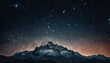 Notti Stellate in Montagna- Spettacolare Vista del Cielo Stellato su una Cima Rocciosa