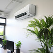 Air conditioning in the office.