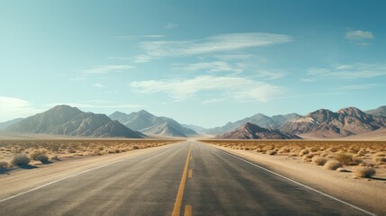 Poster - street empty road background illustration deserted scenic, rural urban, landscape travel street empty road background