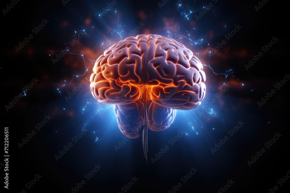 Brain fire disease diagnostics CT angiography contrast-enhanced brain ...
