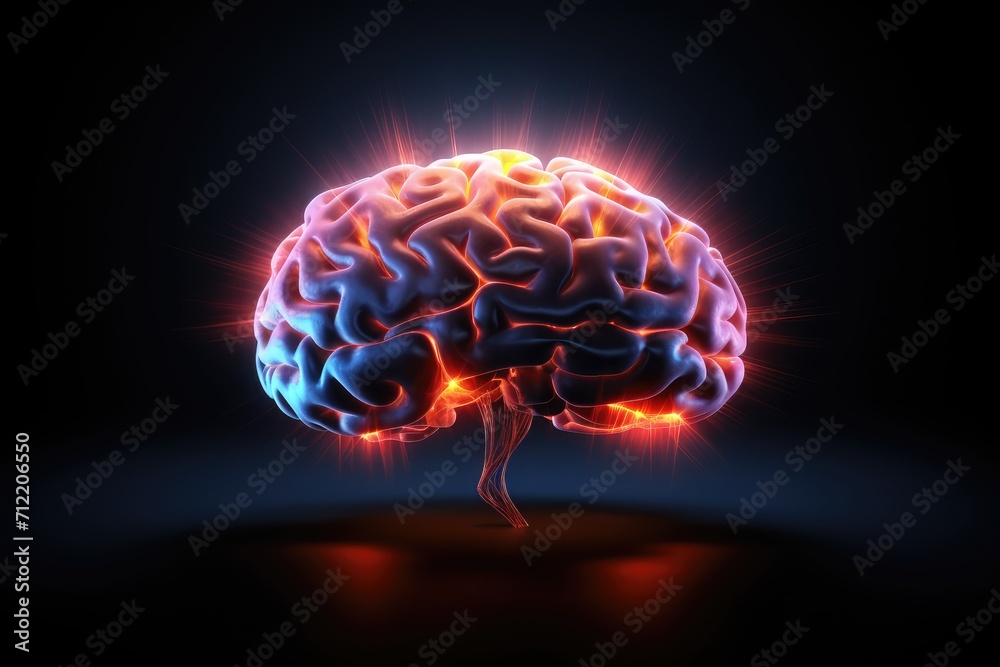 Brain fire disease diagnostics CT angiography contrast-enhanced brain ...