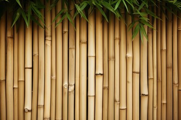 Poster - Bamboo fence backdrop