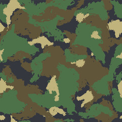 Wall Mural - Abstract background with military texture.
