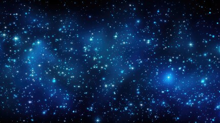 space blue stars background illustration galaxy sparkling, cosmic ethereal, luminous celestial space