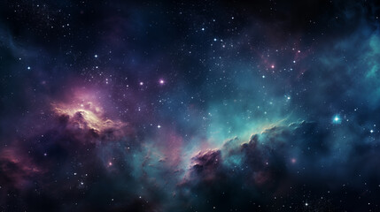abstract cosmos background. space dark background with fragment of our galaxy