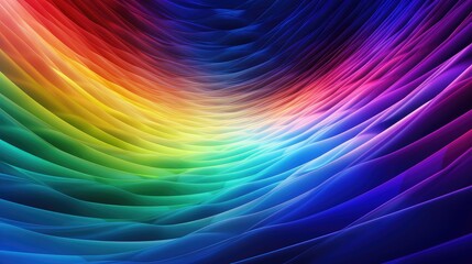 Canvas Print - vibrant image rainbow background illustration spectrum gradient, vibrant pastel, multicolored chromatic vibrant image rainbow background