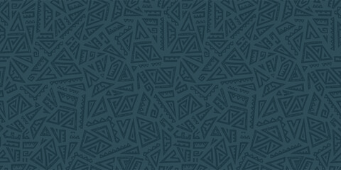 hand drawn abstract seamless pattern, ethnic background, simple style - great for textiles, banners,