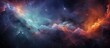 © istia - Colorful outer space Nebula cloud galaxy background