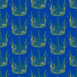 Seamless pattern with crown. Background images.