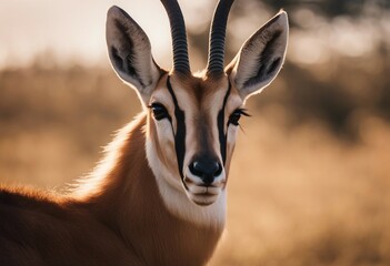 Wall Mural - a antelope portrait wildlife photography