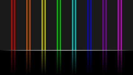 Poster - Neon Rainbow wallpaper