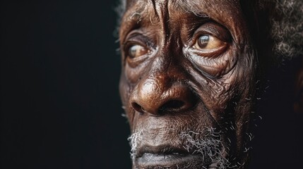 Poster - A close-up shot of a man with a beard. Versatile image suitable for various uses