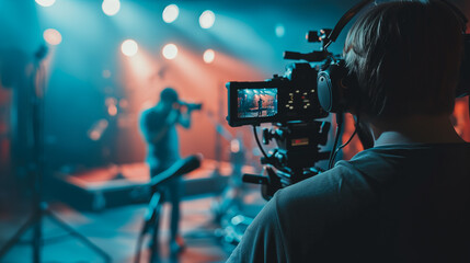 video operator with camera, ai