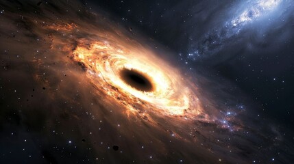 Canvas Print - beautiful spiral shaped galaxy in the universe