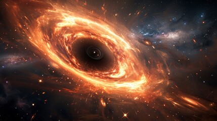 Canvas Print - beautiful spiral galaxy in the universe in high definition