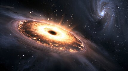 Canvas Print - beautiful spiral galaxy in the universe in high definition and quality