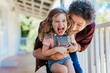 © Marko Geber - Father and daughter having fun on the porch