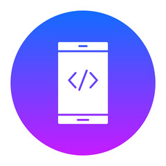 mobile phones icon of computer programming iconset.