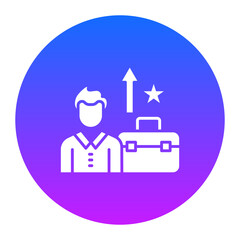 Sticker - Employee Promotion Icon