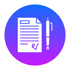 Sticker - Signatures Icon