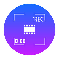 Sticker - Recording Icon of Cinema iconset.