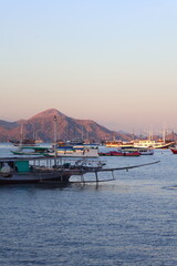 Canvas Print - Bay of Komodo in the morning.