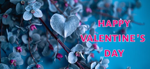 Wall Mural - happy valentine's day greeting card background Generative AI