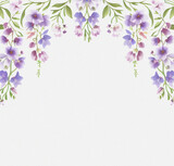 Fototapeta Kwiaty - Blossom in spring on the white background. Template with flowers. Vintage backdrop. Card design. Beautiful background with empty copy space.