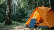 © Friedbert - A tent with a solar panel attached to it