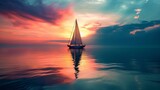 sailboat on the sea    