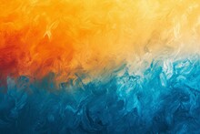 Abstract Color Gradient Background Grainy Orange Blue Yellow White Noise Texture Backdrop Banner Poster Header Cover Design