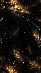 Poster - Vertical background of sparks. Screensaver for a smartphone. AI generative.