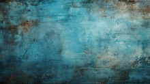 Abstract Background Rude Grunge Blue Texture, Distressed, Aged Concrete Wall