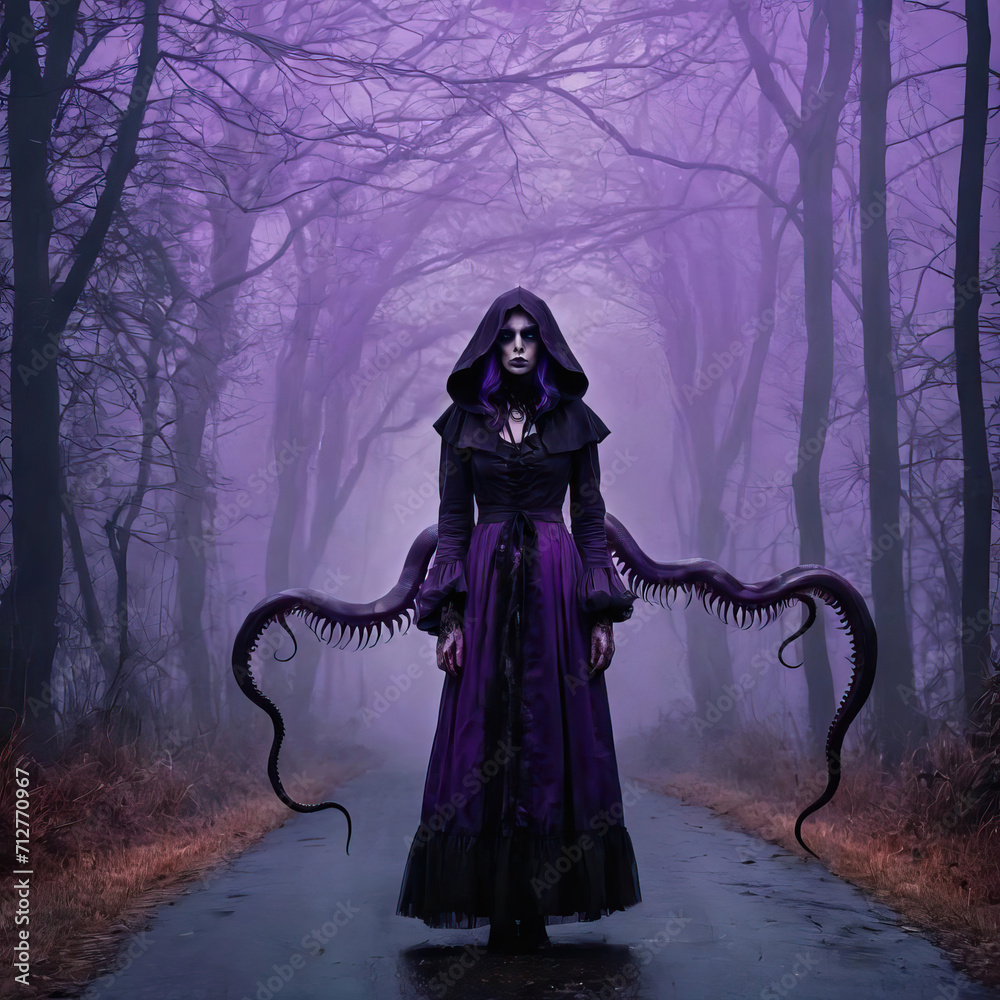Realistic Terrifying Children Nightmares - Serpent, Dark Forest ...
