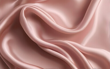 Abstract waving silk material  closeup