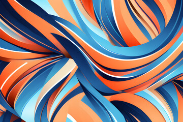Wall Mural - a blue background that fills the heart: a journey to the imagination of dreams and freedom generativ