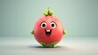 A cute cartoon guava fruits character Ai Generative