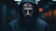 © Adolfo Perez Design - Cryptic Infiltration: The Hooded Hacker's Digital Odyssey, Generative AI