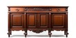 © Sona - Antique 19th century dining room buffet sideboard isolated on white.