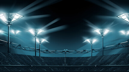 Wall Mural - bright stadium light design illumination