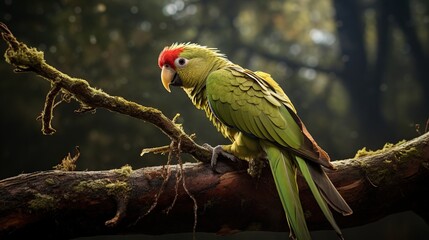 Sticker - red and yellow macaw