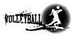 Women Volleyball Banner Vector Illustration