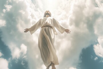 Ascension day of jesus christ or resurrection day of son of god. Good friday. Ascension day concept