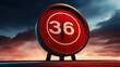 Adaptive speed limit recognition solid color background